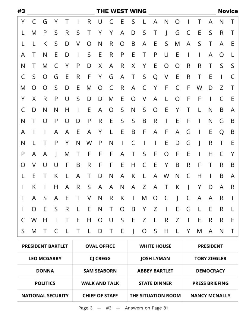 Early 2000s TV Shows Word Search — reality TV and procedural shows word search grid