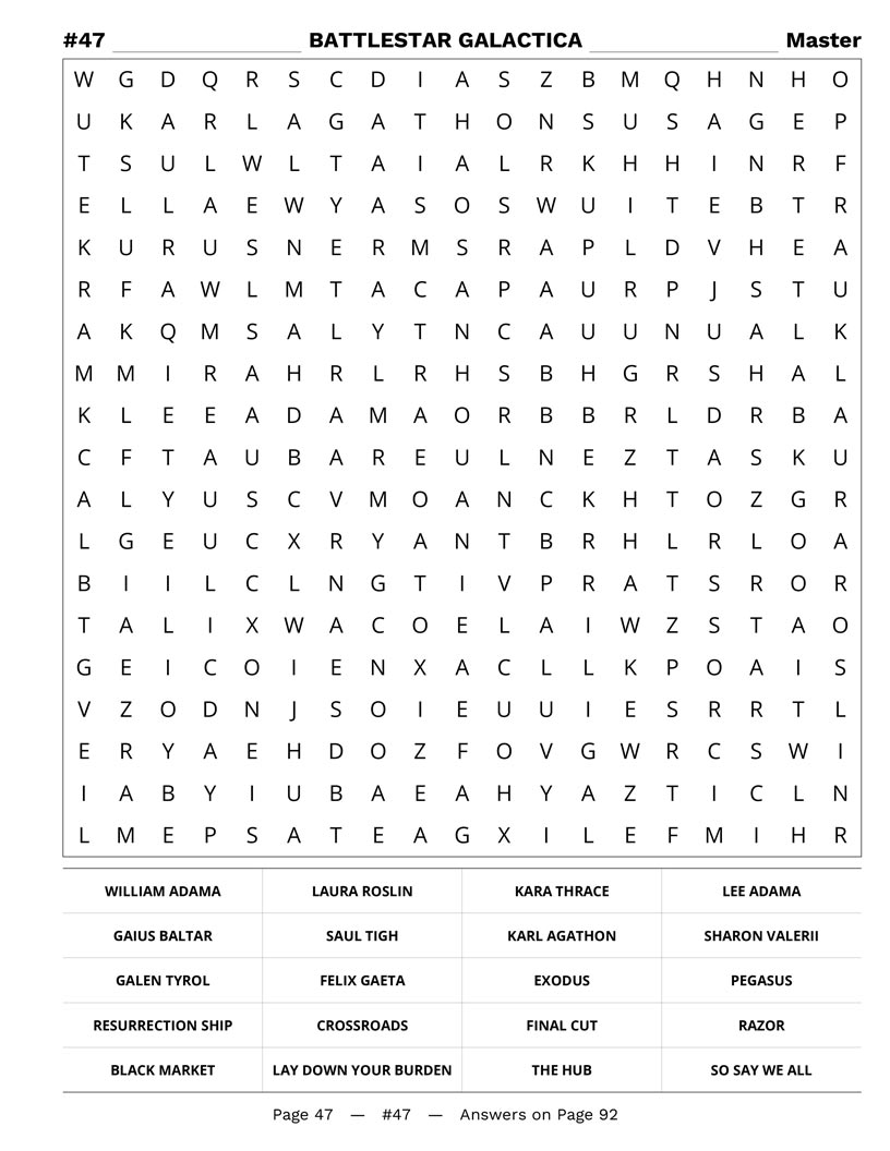 Early 2000s TV Shows Word Search — cable originals and series finale moments puzzle page