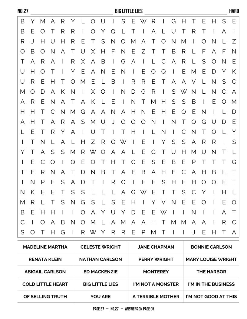 2010s TV Shows Word Search — international breakouts and season finale moments puzzle page