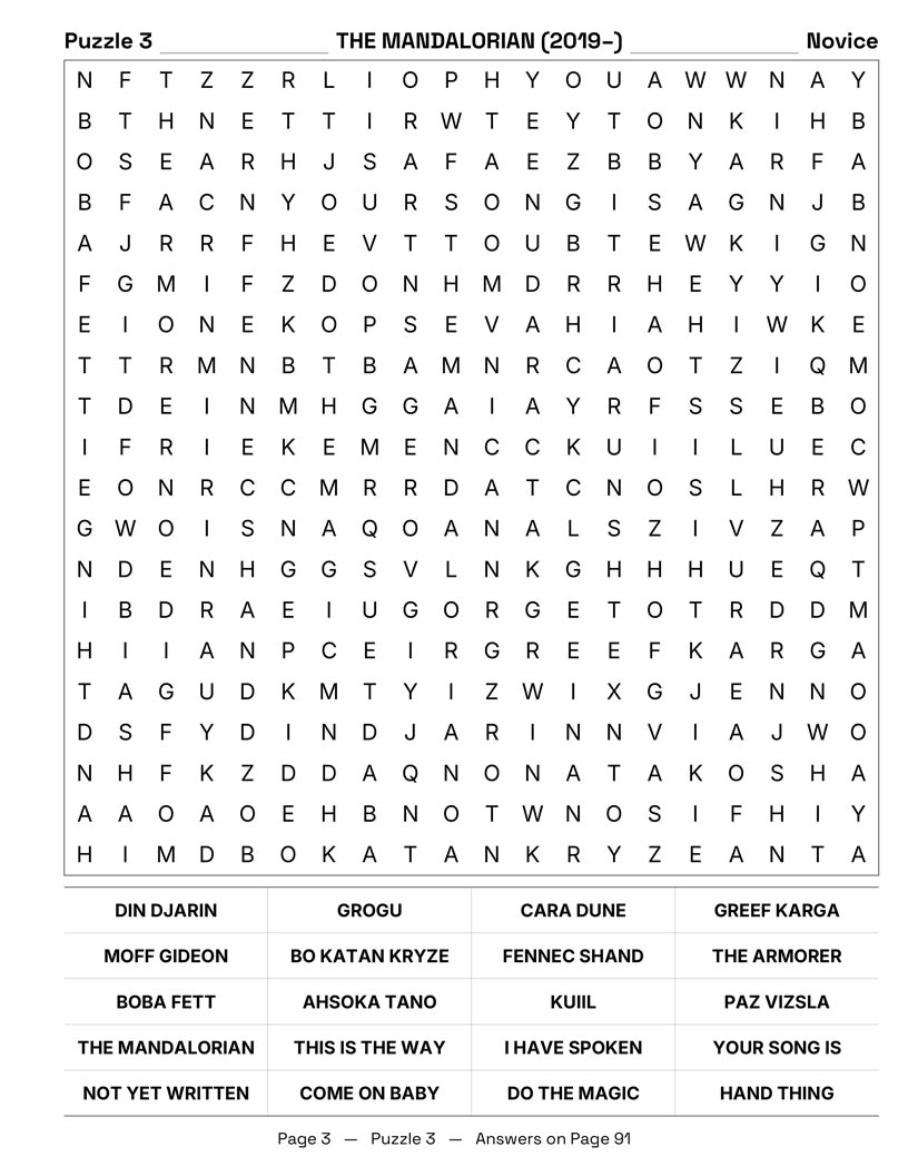 2020s TV Shows Word Search — crime thriller and psychological drama word search grid