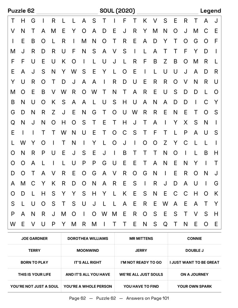 2020s TV Shows Word Search — international hits and sci-fi shows puzzle page