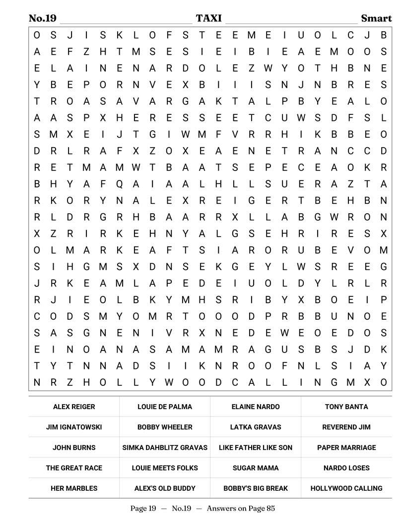 1970s TV Word Search — social issue dramas and decade-defining moments puzzle page
