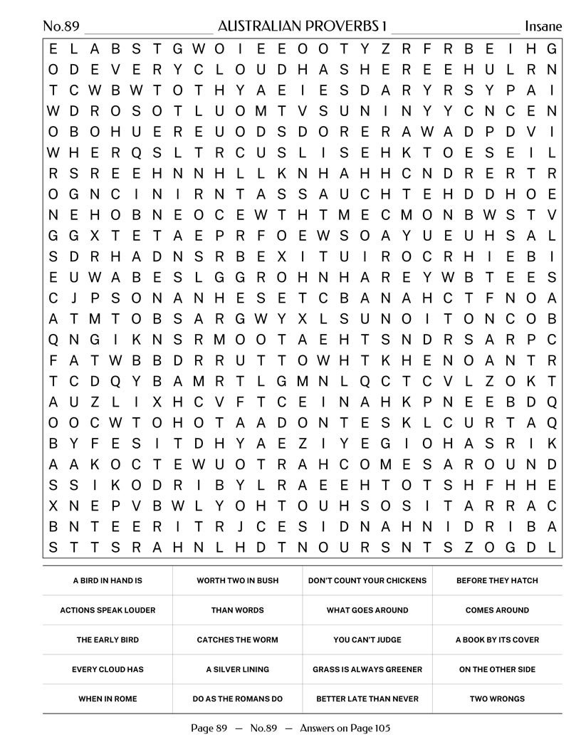 Australian Word Search — Australian food culture BBQ and geography puzzle page