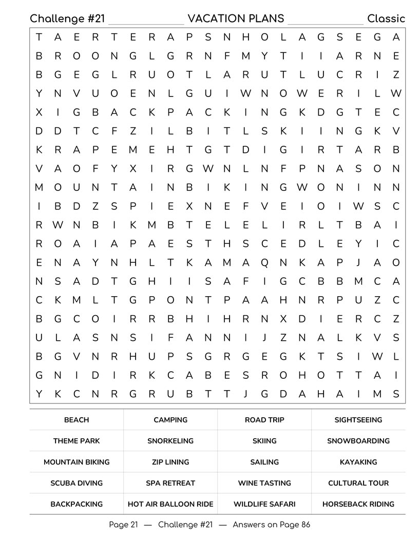 New Girl Word Search — iconic quotes and running jokes word find puzzle page