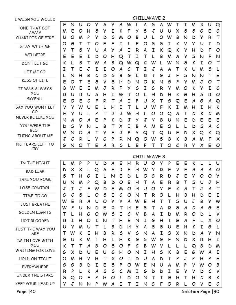 Folk and post-rock indie word search puzzle – acoustic and ambient music culture themed page