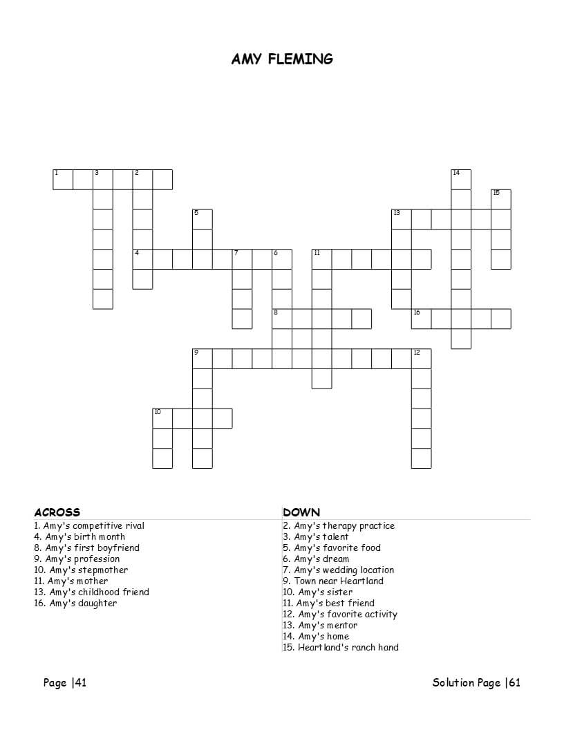 Heartland crossword puzzle preview with 400 unique challenges