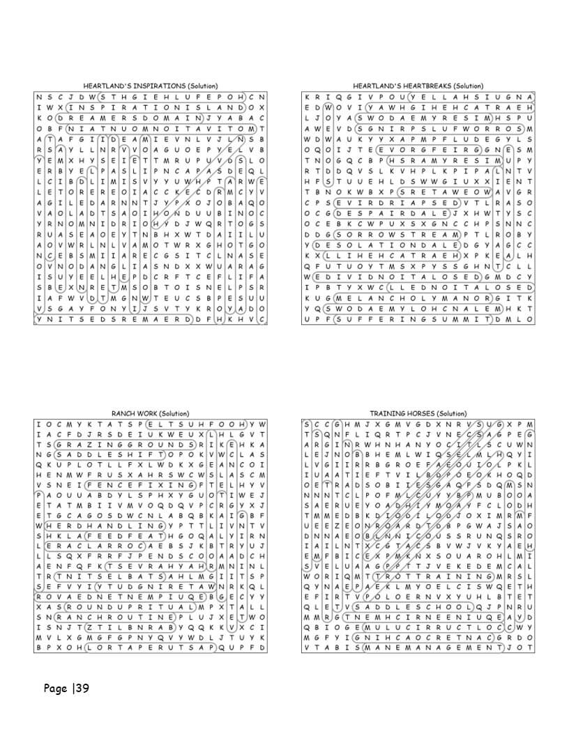 Heartland activity book answer key and solutions preview