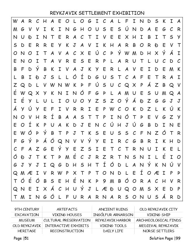 Iceland travel culture and volcanic wonders activity pages