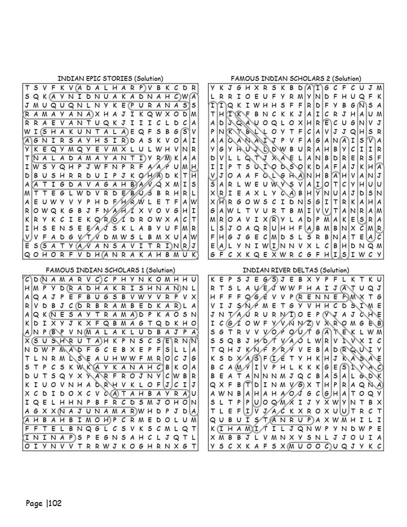 India Word Search — Verified solutions preview