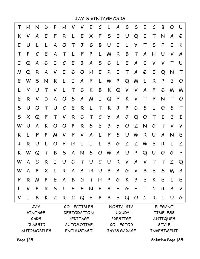 Multi-directional word find activity pages for Modern Family fans