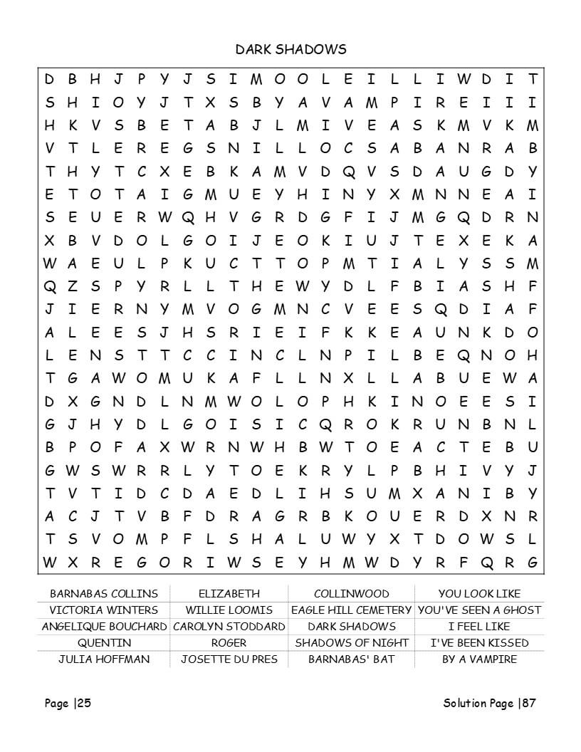 Love triangles and soap opera character activity pages