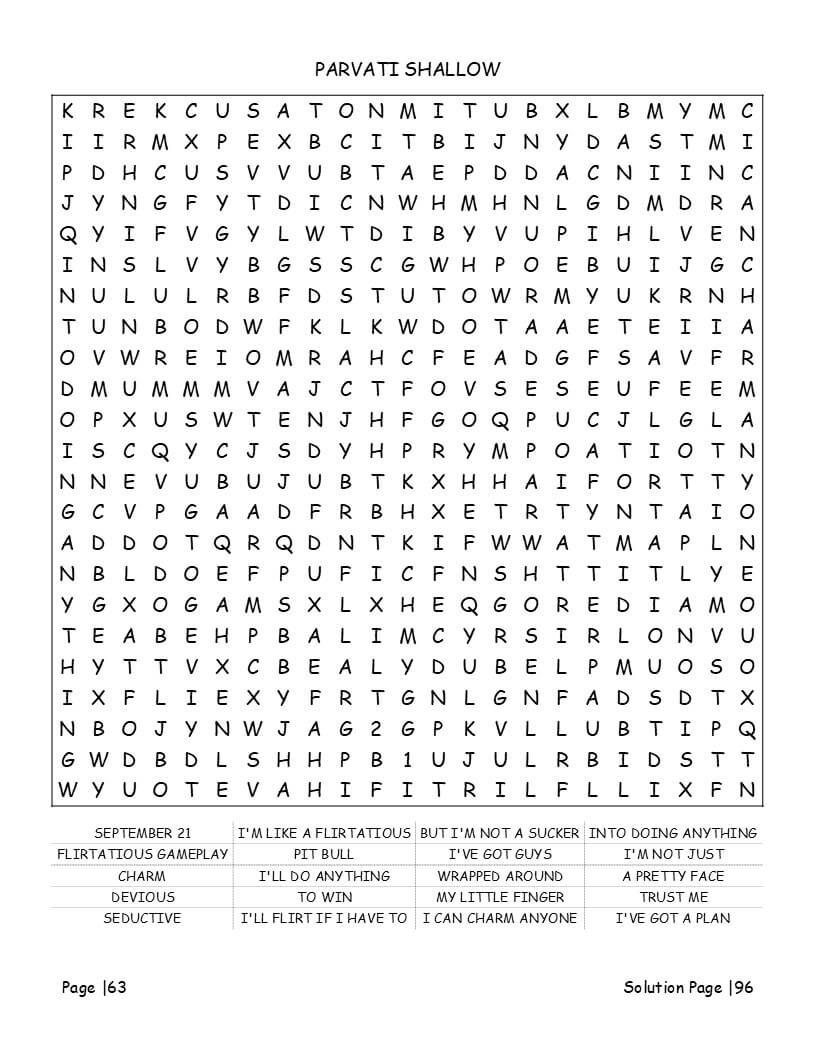 Survivor TV show themed puzzles with tribes and immunity themes