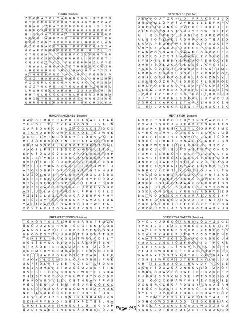 Hungarian word search solutions and bilingual translations interior preview