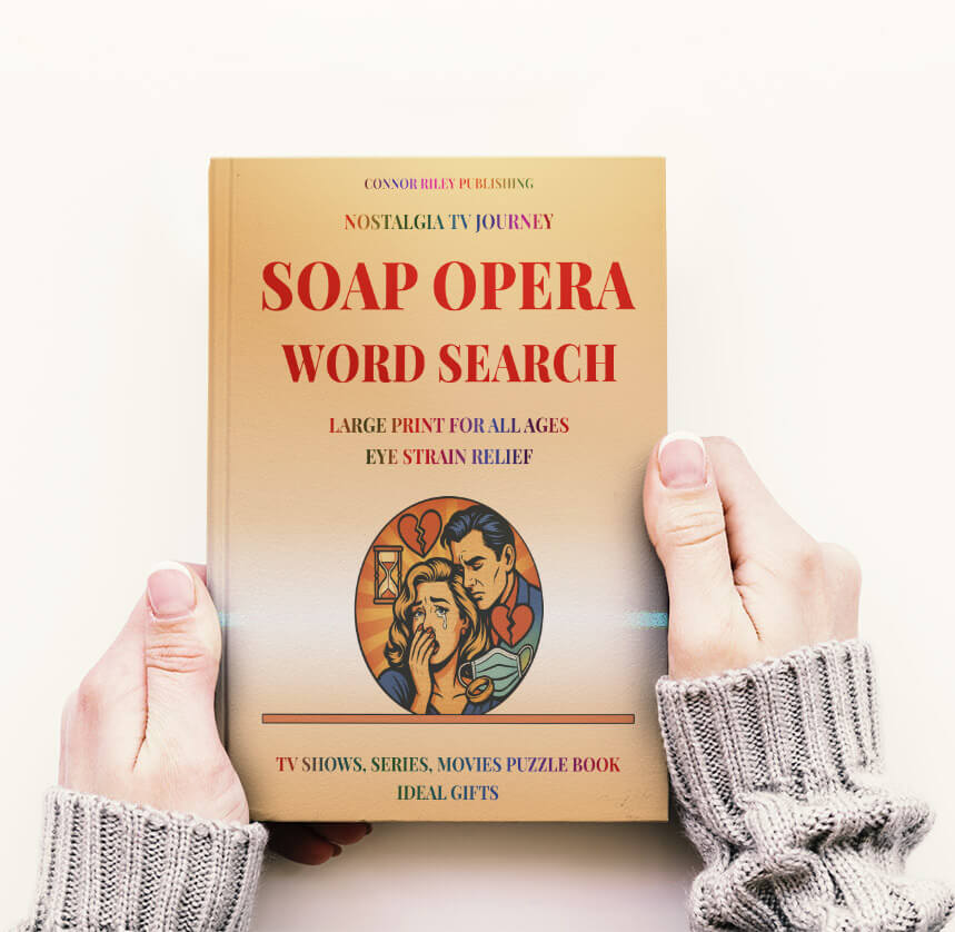 soap opera word search large print puzzles for adults