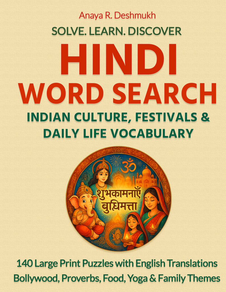 140 Incredible Hindi Word Search: Best Indian Culture Gift