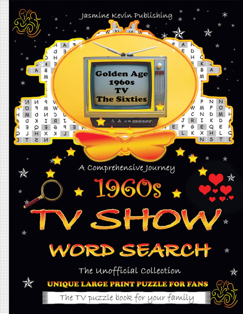 Classic 1960s TV Show Word Search Puzzle Book | 3,847+ Golden Age Keywords | Large Print Gift for Seniors
