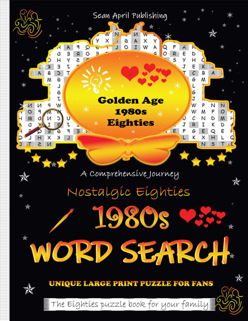 Authentic 1980s Word Search Puzzle Book | 3,334+ Radical Keywords | Large Print Retro Gift for Gen X & Seniors