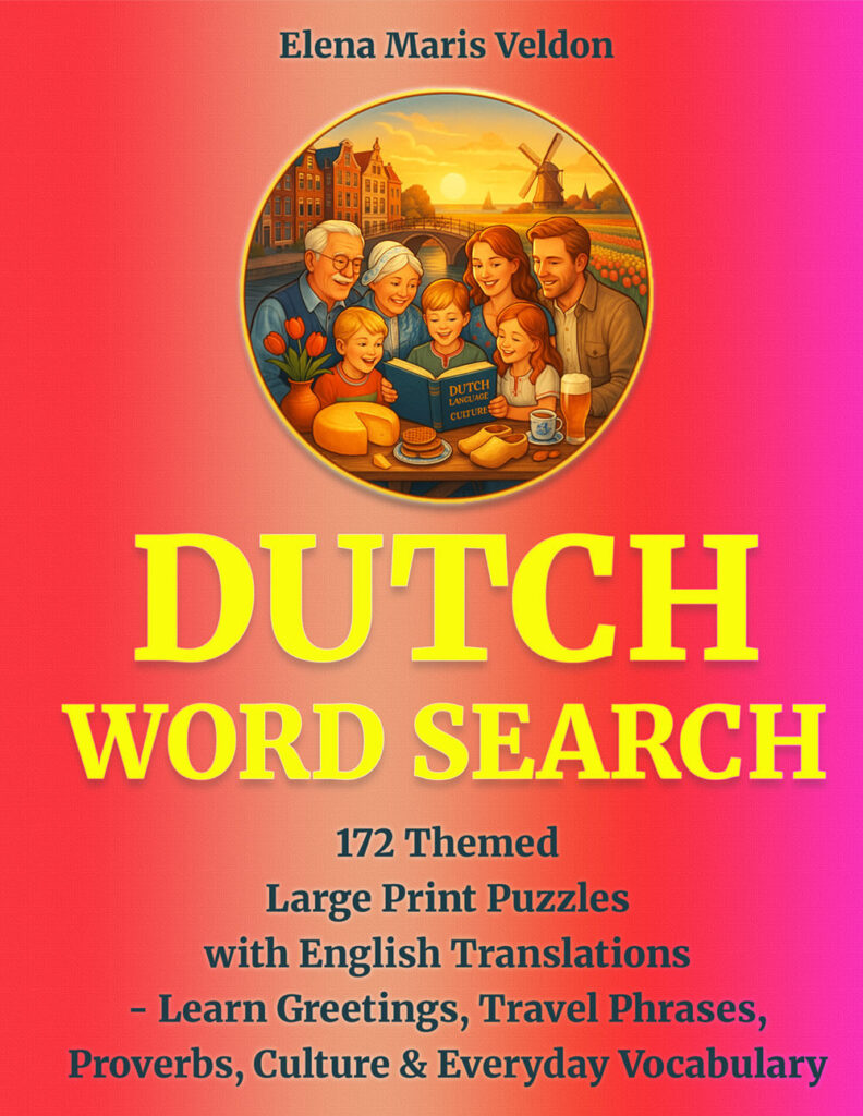 172 Ultimate Dutch Word Search: Best Bilingual Large Print
