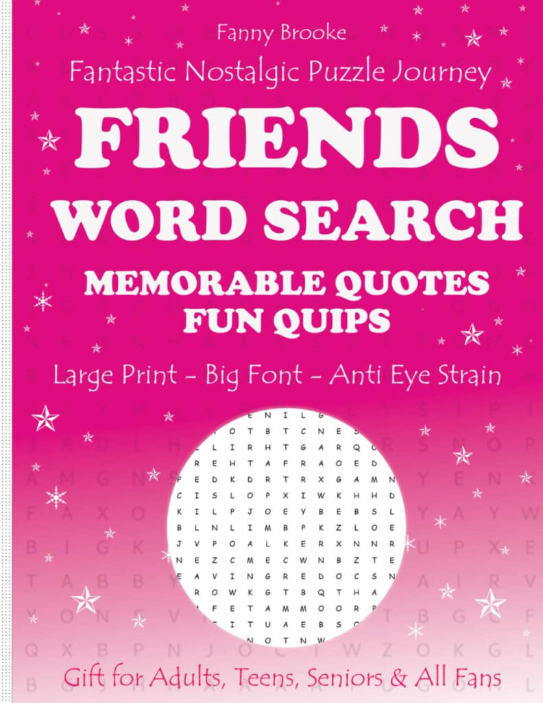 Friends Word Search & 413 Iconic Quotes: The 2-in-1 Fan Book Every Central Perk Regular Needs
